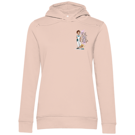 Damen Premium Bio Hoodie Glückspilz